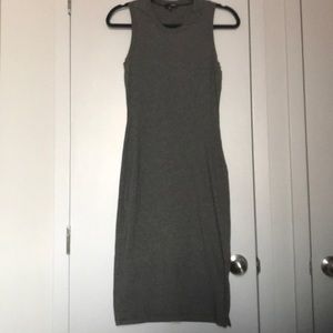 Aritzia Wilfred Free bodycon tank dress in gray